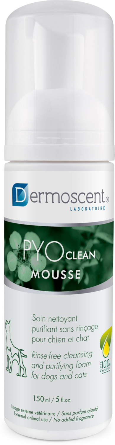 Dermoscent PYOclean Mousse pentru câini şi pisici
