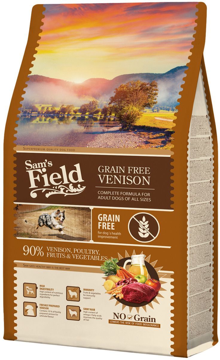 Sam's Field Grain Free Adult Venison - zoom