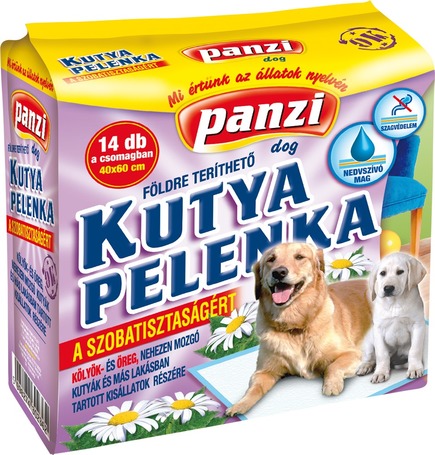 Panzi kutyapelenka a szobatisztaságért