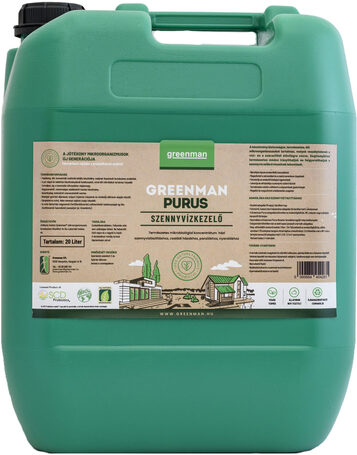 Greenman Purus szennyvíztisztító, szagtalanító koncentrátum