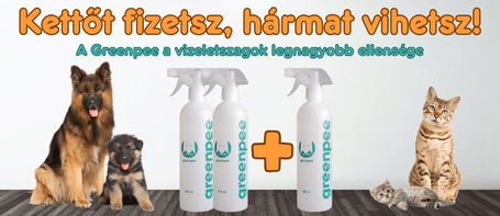 🔥Greenpee 2+1 akció: egy kis megkönnyebbülés a pisifoltok elleni harcban
