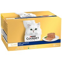 Gourmet Gold Mousse - Pateuri pentru pisici -  Multipack