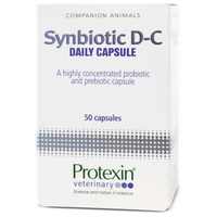 Protexin Synbiotic D-C tablete pentru restabilirea florei intestinale la câini și pisici