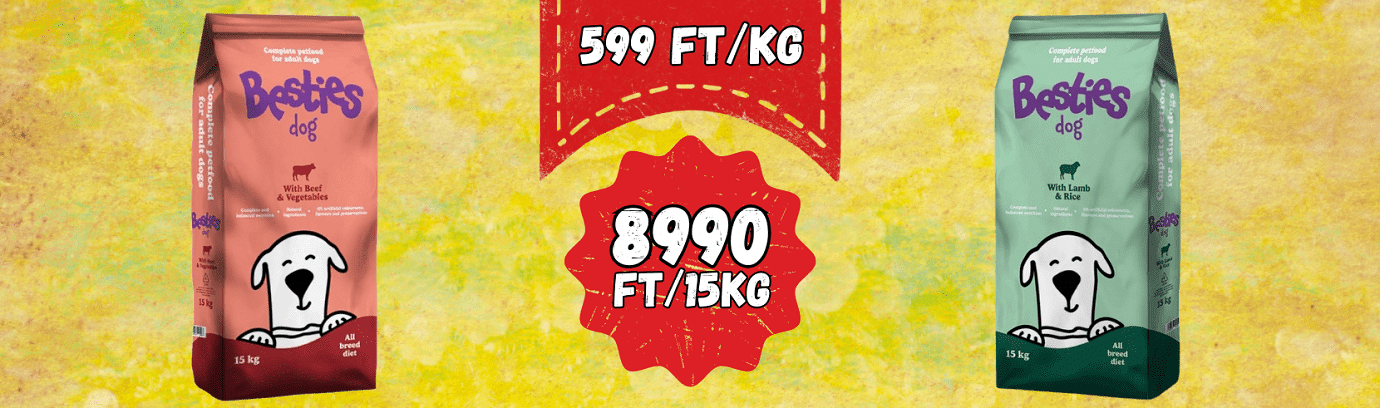 Besties kutyatáp akció