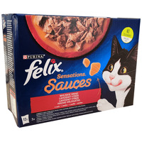 Felix Sensations Sauces alutasakos macskaeledel – Házias válogatás szószban – Multipack