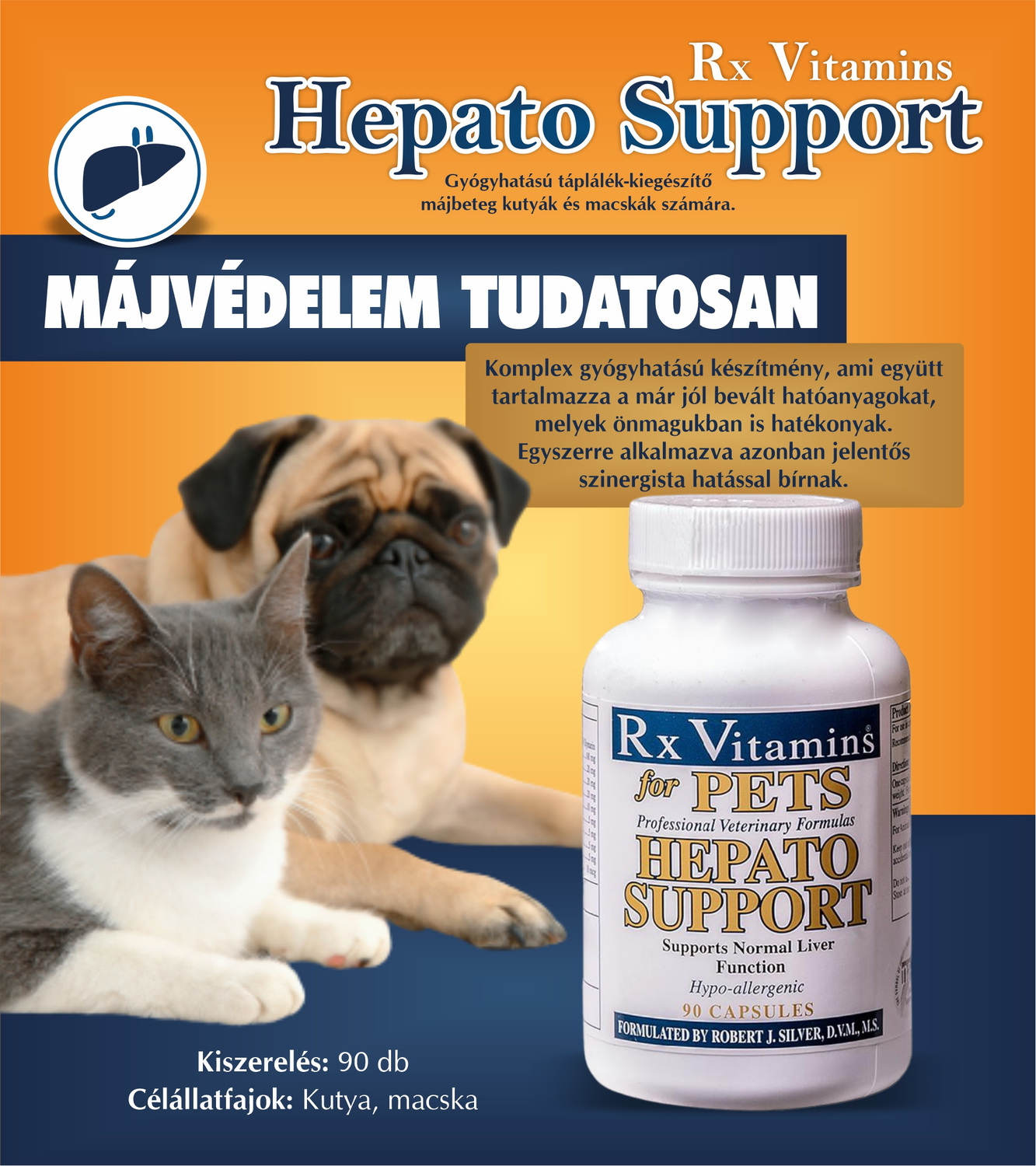 RX Vitamins Hepato Support tablete - zoom