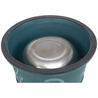 Trixie magas nyakú fém tál műanyag bevonattal spánielnek #2