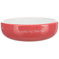 Trixie rövid orrú macskáknak kerámia tál macska mintával #5