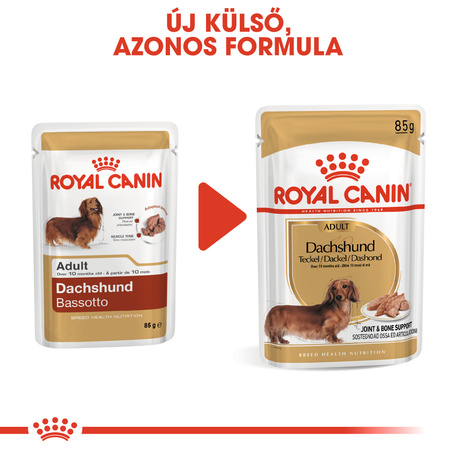 Royal Canin Dachshund Adult - Tacskó felnőtt kutya nedves táp