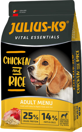 Julius-K9 Vital Essentials Adult Chicken & Rice | Csirkehúsos és rizses kutyatáp