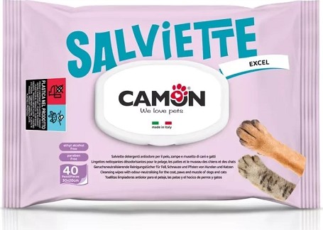 Camon törlőkendő Excel aloe verával és friss tenger illattal (40 db | 20 x 30 cm)