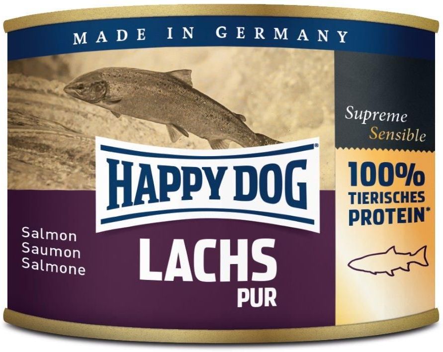 Happy Dog Pur Norway - Conservă de carne de somon | Sursă unică de proteine - zoom