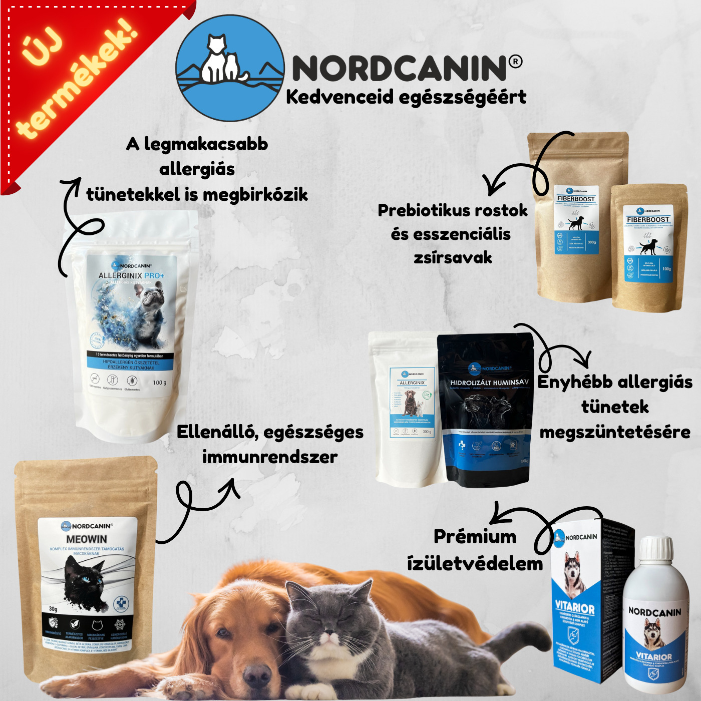 Nordcanin - Kedvenceid egészségéért!
