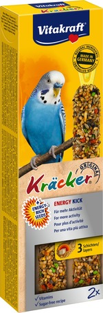 Vitakraft Kracker Energy Kick proteinben gazdag dupla rúd hullámosnak