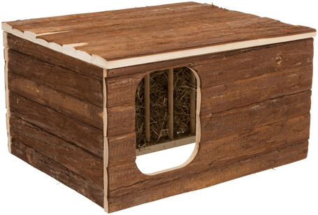 Trixie Hilke házikó beépített széna tartóval