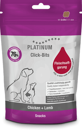 Platinum Click-Bits Chicken + Lamb