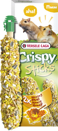 Versele-Laga Crispy Sticks Hamster & Gerbil Honey duplarúd