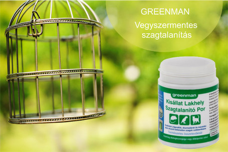 Greenman kisállat lakhely szagtalanító por