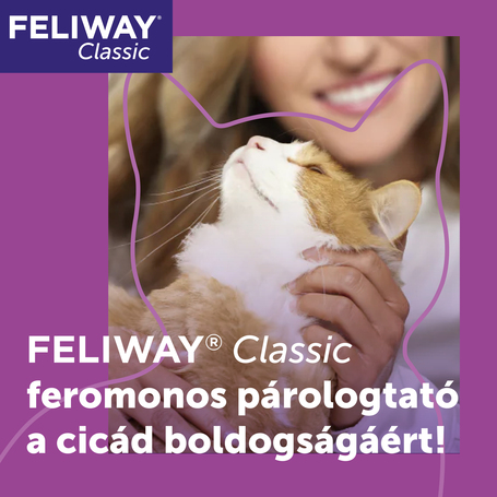 Feliway Classic nyugtató hatású párologtató macskáknak