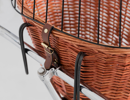 Trixie rácsos fonott szállítókosár biciklire