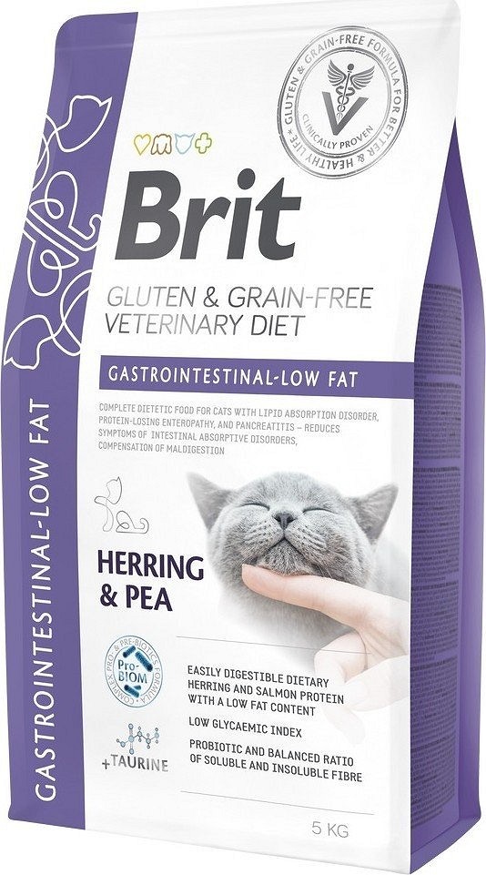 Brit GF Veterinary Diets Cat Gastrointestinal Low Fat