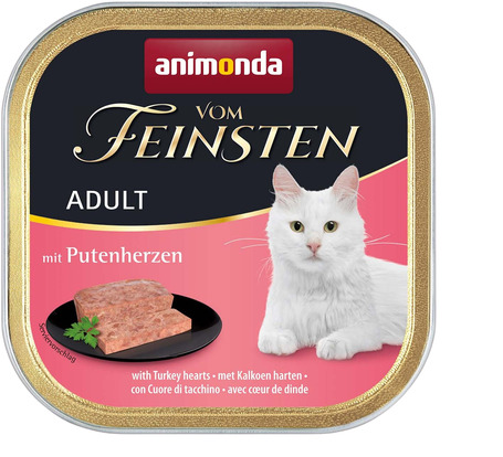 Animonda Vom Feinsten Adult Putenherzen – Pulykaszíves macskaeledel