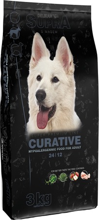 Supra Dog Adult Curative Fresh Meat - Aktív szénnel a szervezet méregtelenítéséért