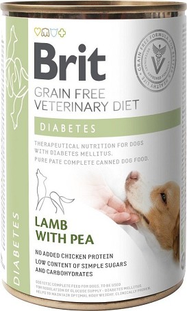 Brit Veterinary Diets Dog Diabetes konzerv 400 g