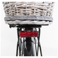 Trixie szürke fonott szállítókosár kerékpárra #4