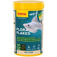 Sera Flora növényi lemezestáplálék spirulinával növényevő halaknak