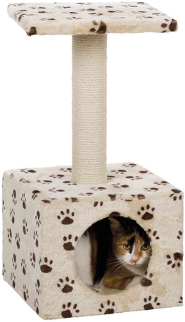 Trixie Zamora kaparófa kocka odúval és négyzetes fekhellyel