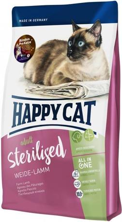 Happy Cat Adult Sterilised Weide-Lamm | Bárányhúsos táp ivartalanított macskáknak