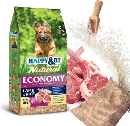 Happy&Fit Natural Economy Adult Lamb & Rice