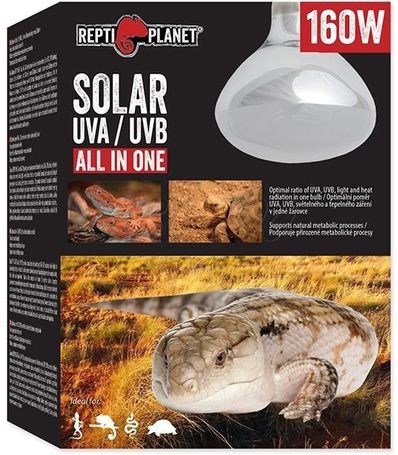 Repti Planet Solar UVA/UVB All in One - UVA, UVB fény- és hősugárzó izzó