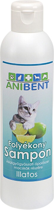 Anibent șampon natural pentru pisici cu nămol medicinal cu bentonită și miros de lime - zoom