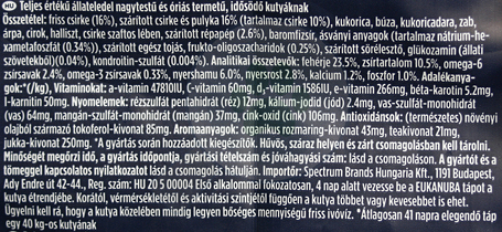 Eukanuba Senior Large | Nagytestű idős kutyáknak készült kutyatáp