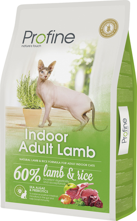 Profine Cat Indoor Adult Lamb | Lakásban tartott felnőtt macskák számára