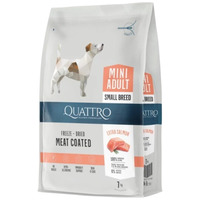 Quattro Mini Adult Salmon Meat Coated