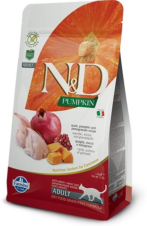 N&D Cat Grain Free fürjjel, sütőtökkel és gránátalmával