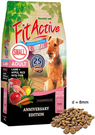FitActive Hypoallergenic Adult Small Lamb, Apple & Rice 10 kg