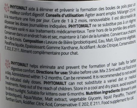 Biogance Phytomalt | Szőrlabda képződés ellen macskáknak