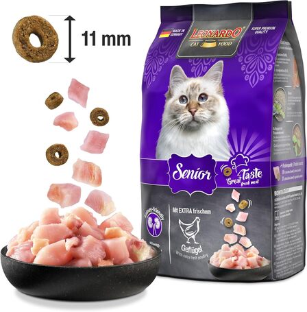 Leonardo Senior baromfihúsban gazdag szárazeledel