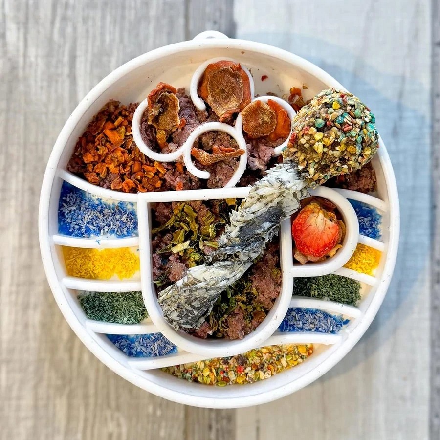 Pudră magică albastră Cooka's Mermaid Dust pentru câini - zoom