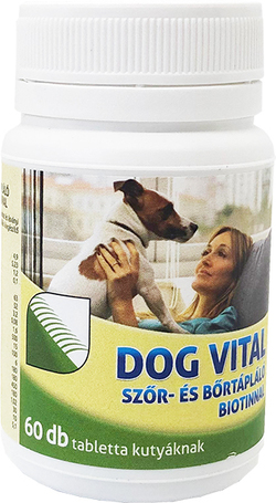 Dog Vital szőr- és bőrtápláló tabletta biotinnal