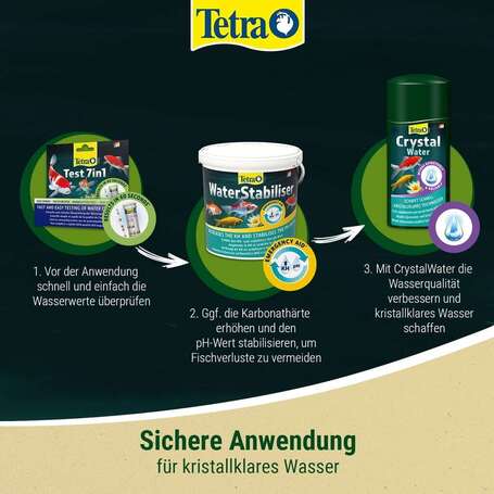 Tetra Pond Crystal Water vízkezelő szer kertitóhoz