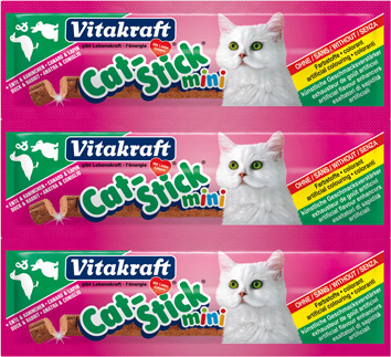 Vitakraft Cat Stick Classic cu rațâ și iepure - zoom