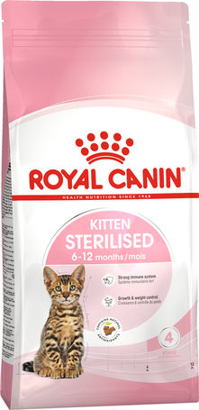 Royal Canin Kitten Sterilised - Ivartalanított kölyök macska száraz táp 12 hónapos korig