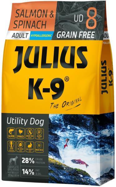 Julius-K9 GF Hypoallergenic Utility Dog Adult Salmon & Spinach - zoom