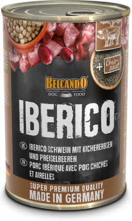 Belcando Iberico sertéshúsos, csicseriborsós és vörösáfonyás konzerv kutyáknak