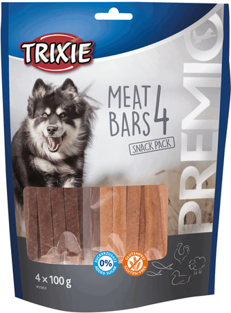 Trixie Meat Bars 4 - Kacsás, bárányos, halas és csirkés jutalomfalat csíkok kutyáknak